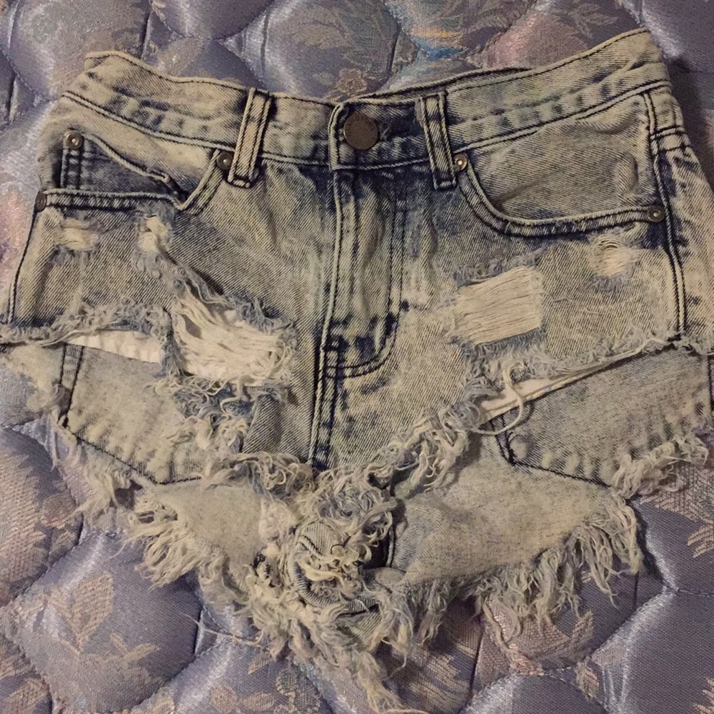 Ripped shorts